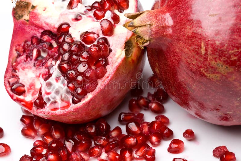 Ripe juicy pomegranate seeds