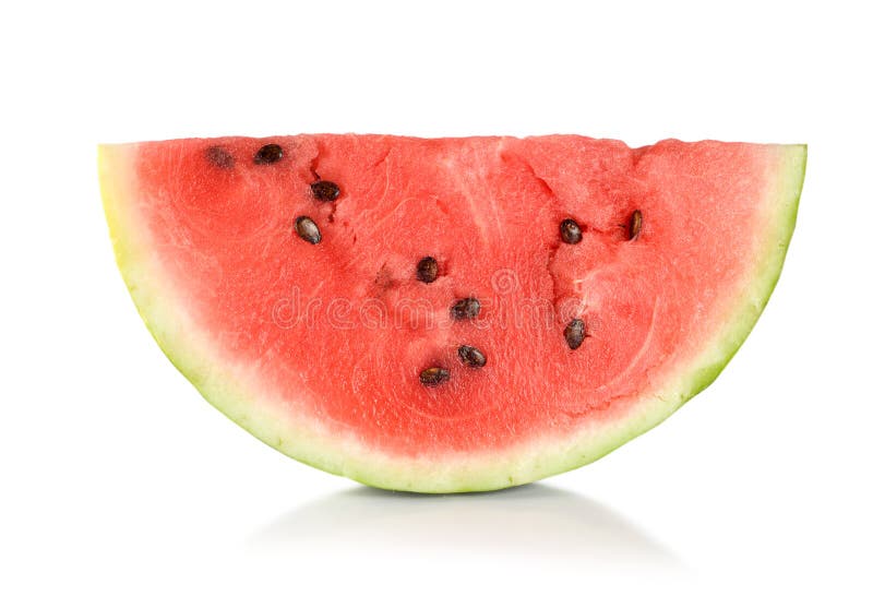 Ripe juicy watermelon isolated