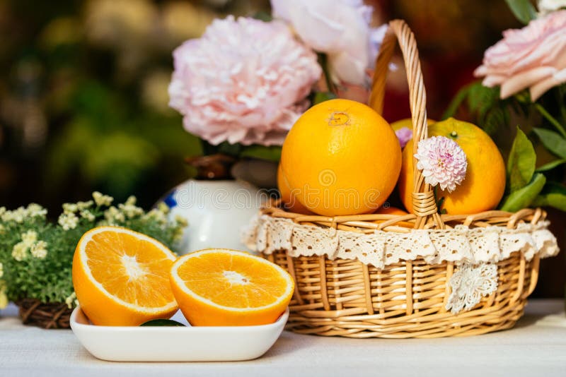 Ripe Navel Orange fruit stock image. Image of juicy 210644831