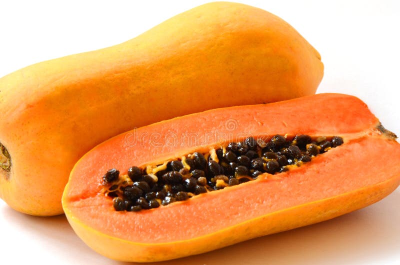 Ripe papaya. stock image. Image of thailand, ripe, carotene 27983669