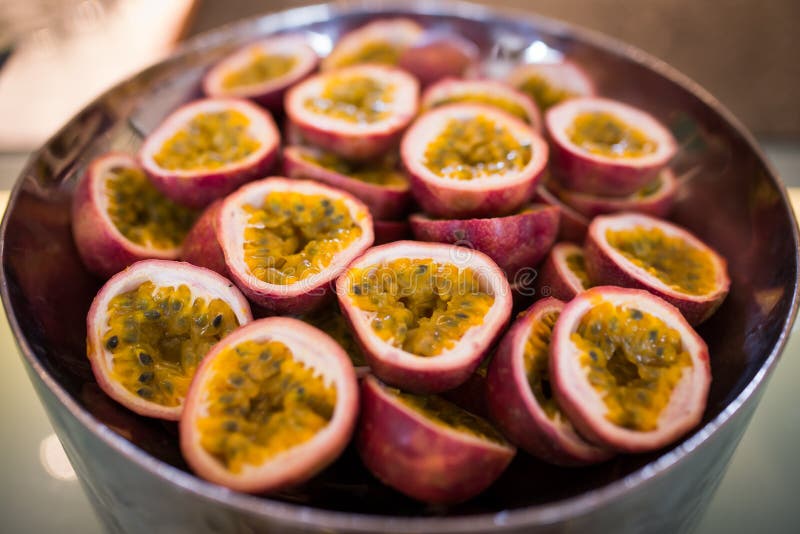 Ripe passion fruit stock photo. Image of juicy, fruit 34632232