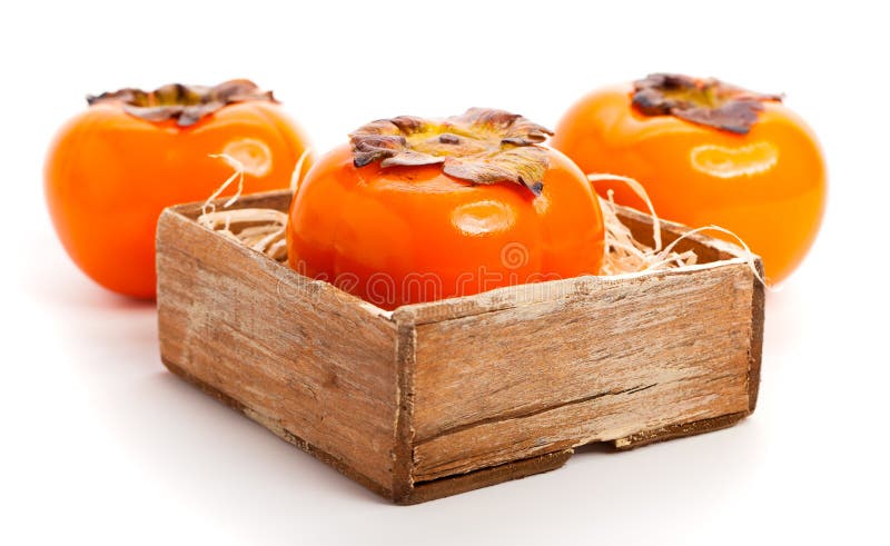 Ripe persimmons