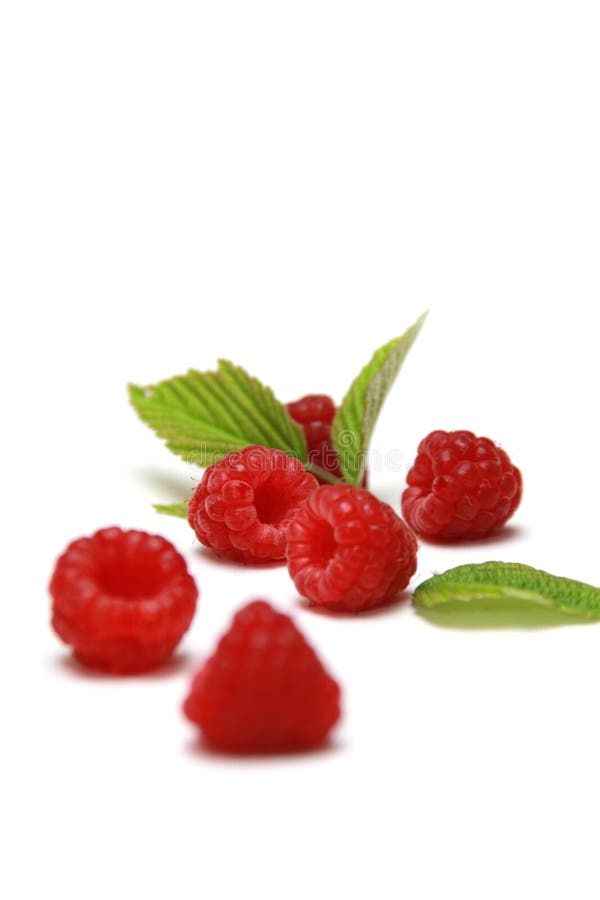 Ripe raspberries