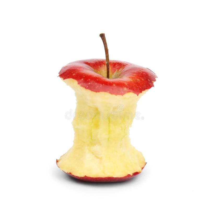 red apple core