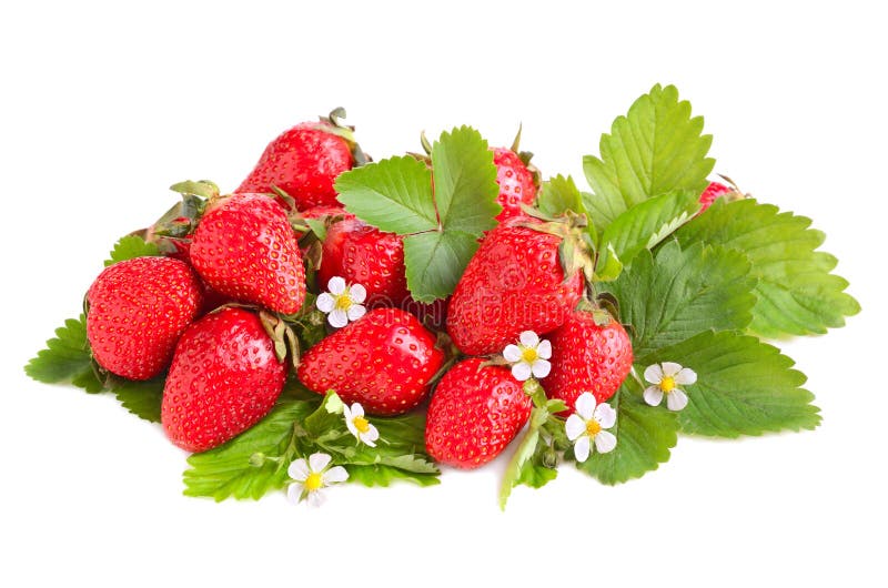 Ripe strawberries