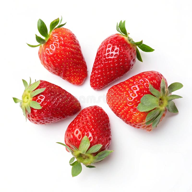 Ripe Strawbär vektor illustrationer