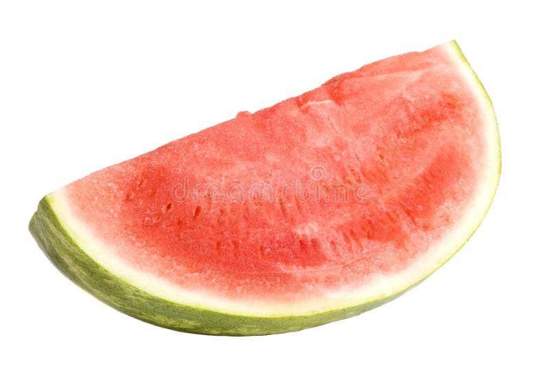 Ripe watermelon isolated