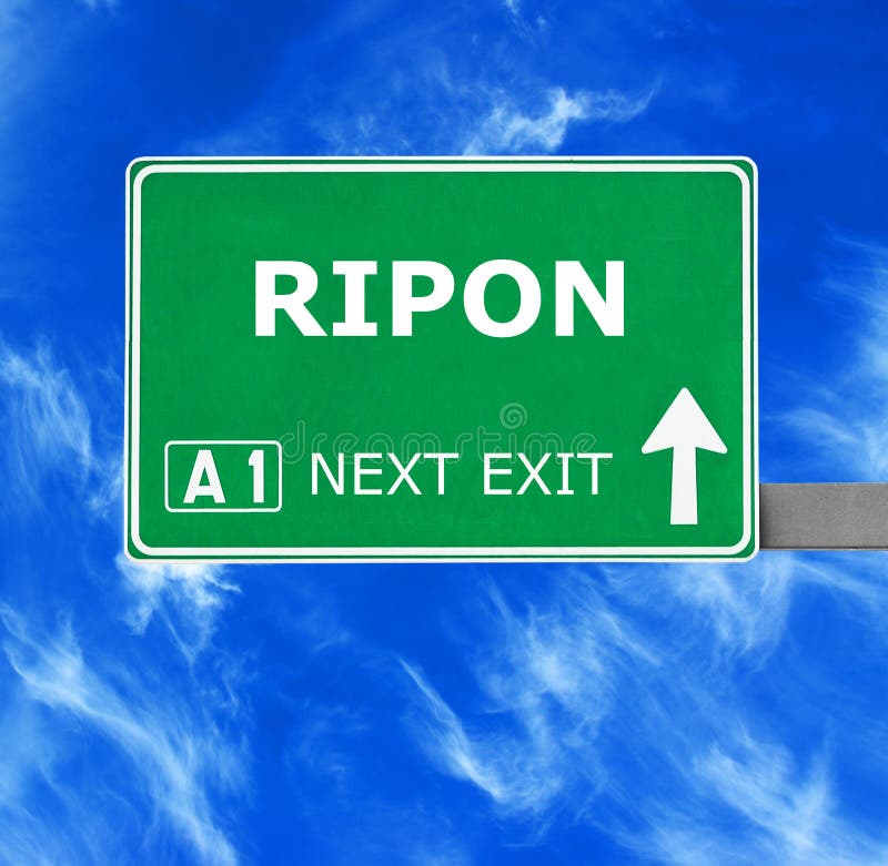 RIPON Road Sign Isolated on White Stock Photo Image of tourism, road