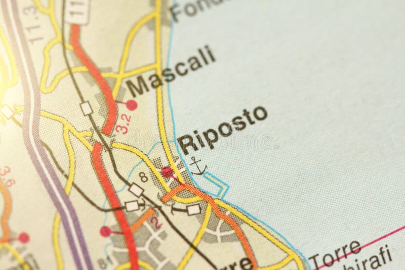 Riposto L'île de la Sicile, Italie photographie stock libre de droits Riposto L'île de la Sicile, Italie photographie stock libre de droits