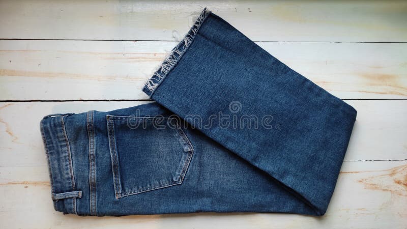 How to fold children's jeans & pants konmari method to save space - YouTube