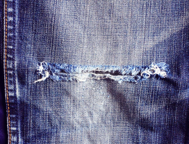 Ripped jeans stock image. Image of fabric, torn, casual - 91652697