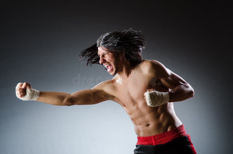 Ripped martial arts expert stock photo. Image of champion 42394860
