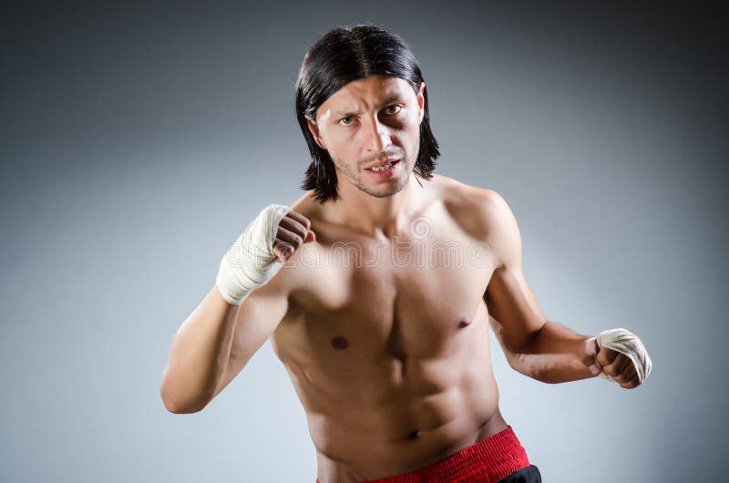 Ripped martial arts expert stock image. Image of glasses 43417147