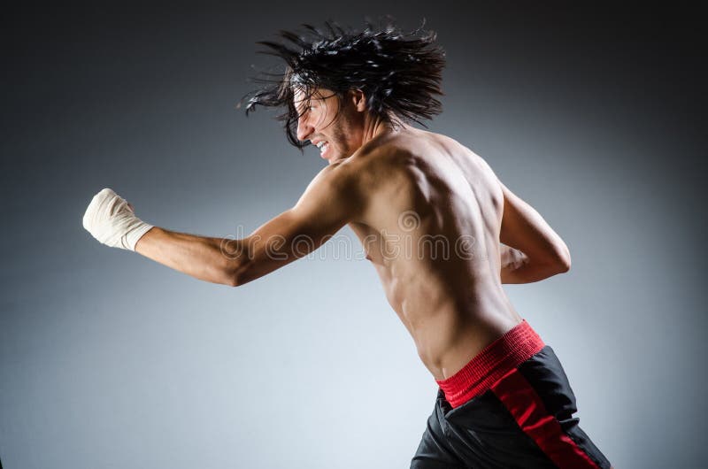 Ripped martial arts expert stock photo. Image of expert 43736826