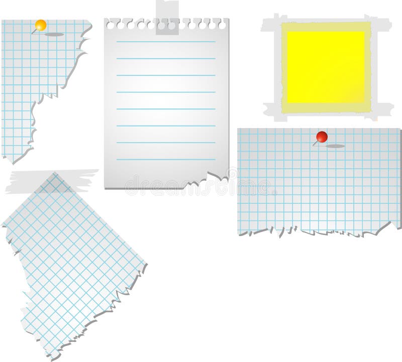 Ripped paper stock illustration