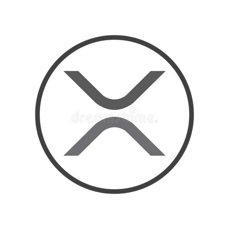 Vector Ripple XRP logo stock vector. Illustration of ...