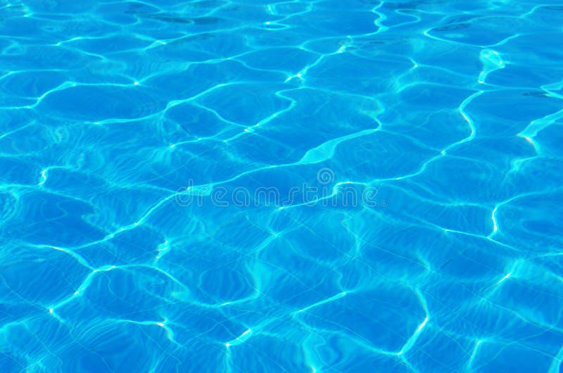 Water in swimming pool stock image
