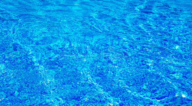 Water in swimming pool stock photo