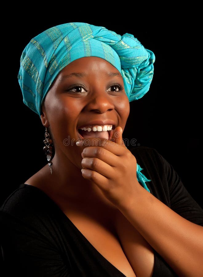Rire africain photo libre de droits Rire africain photo libre de droits