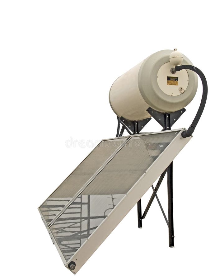 Riscaldatore di acqua solare fotografia stock libera da diritti Riscaldatore di acqua solare fotografia stock libera da diritti