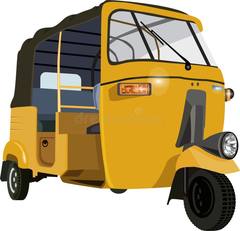 Risciò automatico royalty illustrazione gratis Risciò automatico royalty illustrazione gratis