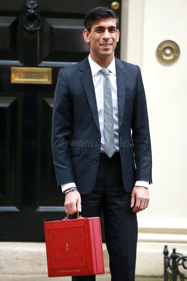 Rishi Sunak outside No. 11 Downing street in London, UK.