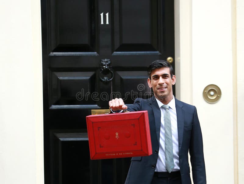 Rishi Sunak outside No. 11 Downing street in London, UK.