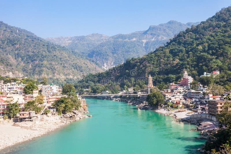Rishikesh in Indien stockbild Rishikesh in Indien stockbild