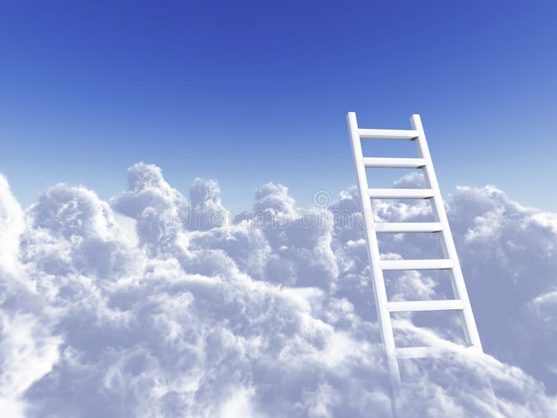 Stairway to heaven/success stock image. Image of road - 25793241