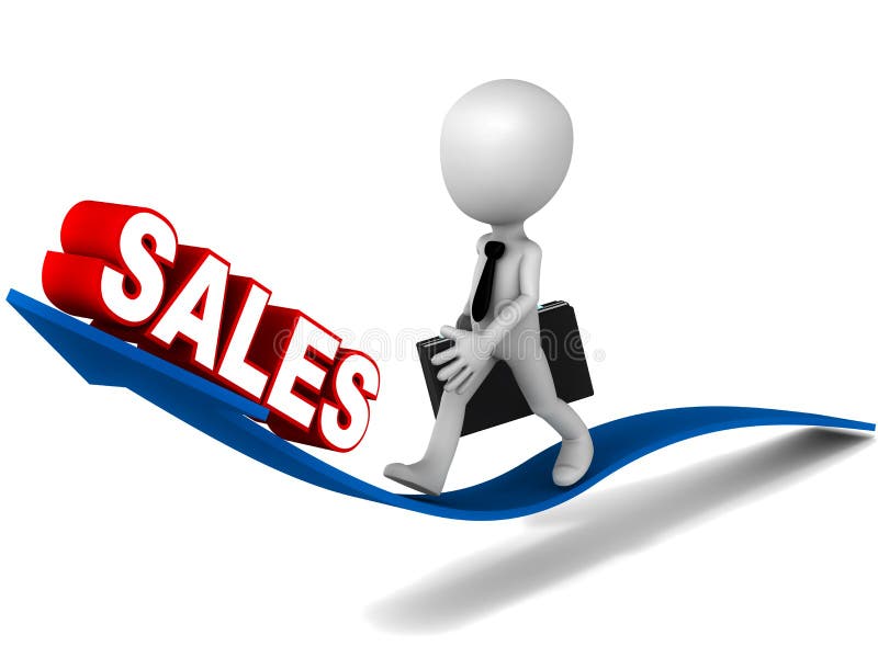 Increase sales stock illustration. Illustration of better - 29889288