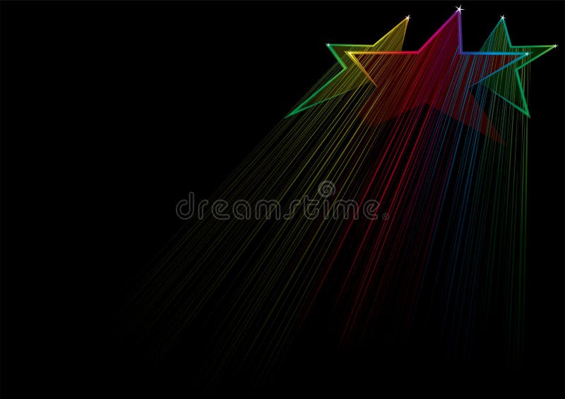 Rising star stock vector. Illustration of rising, bright - 61029810