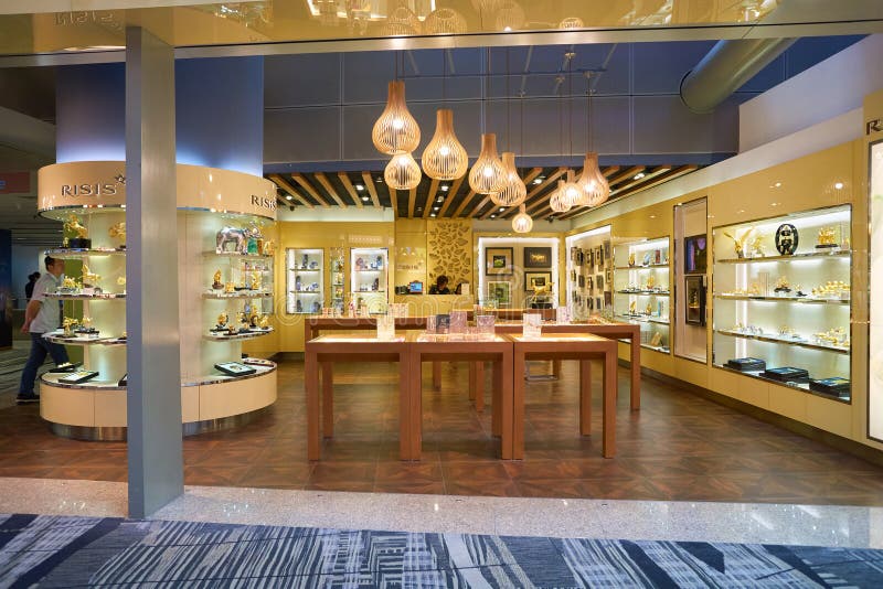 Risis jewellery sklep zdjęcia stock
