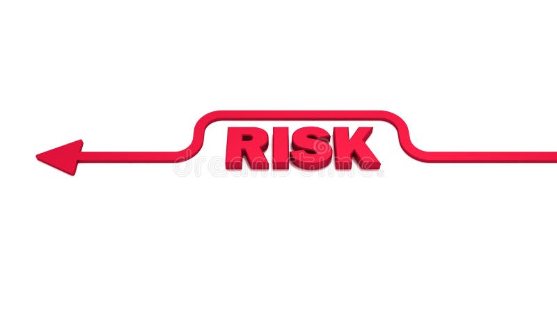 Risk stock illustration. Illustration of stradegy, text - 43447672