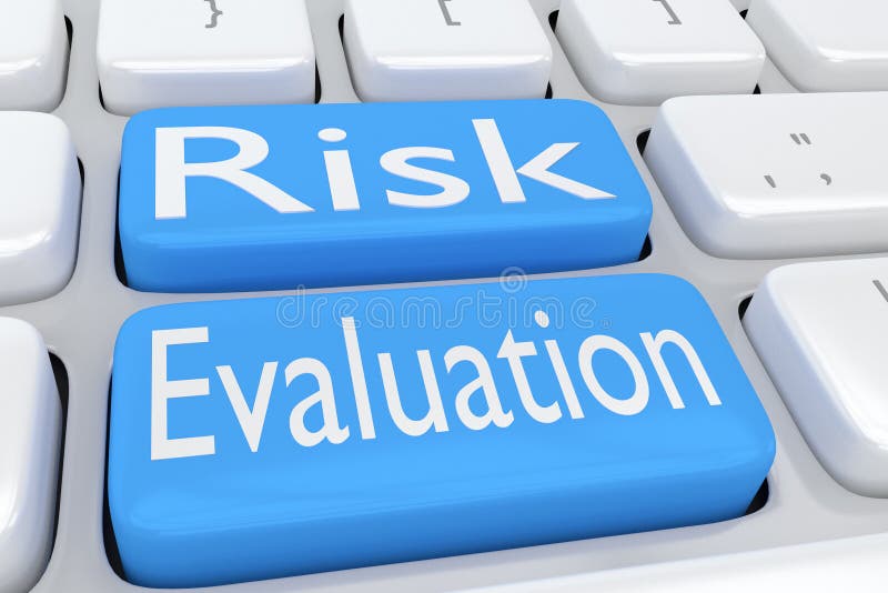 Risk Evaluation concept stock illustration. Illustration of accounting