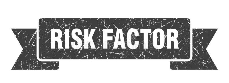 Risk Factor Ribbon. Risk Factor Grunge Band Sign Stock Vector