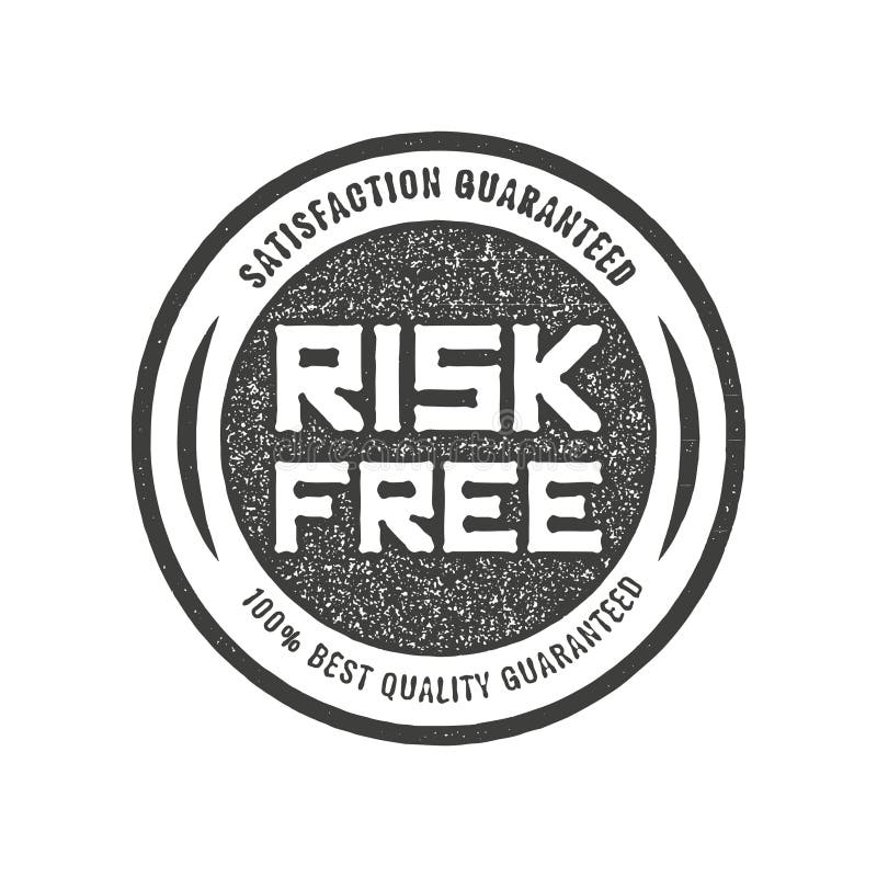 Risk Free Label. Vector Illustration Decorative Design Stock Vector