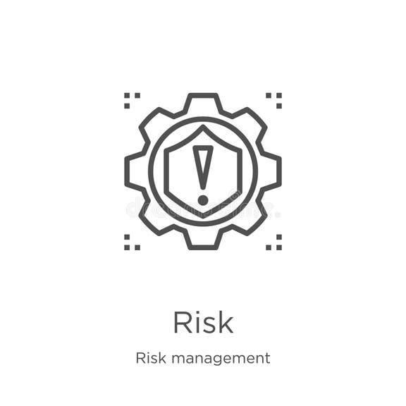 Risk Icon Vector from Risk Management Collection. Thin Line Risk ...