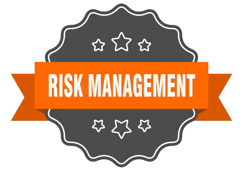Risk Management Label. Risk Management Round Band Sign Stock Vector