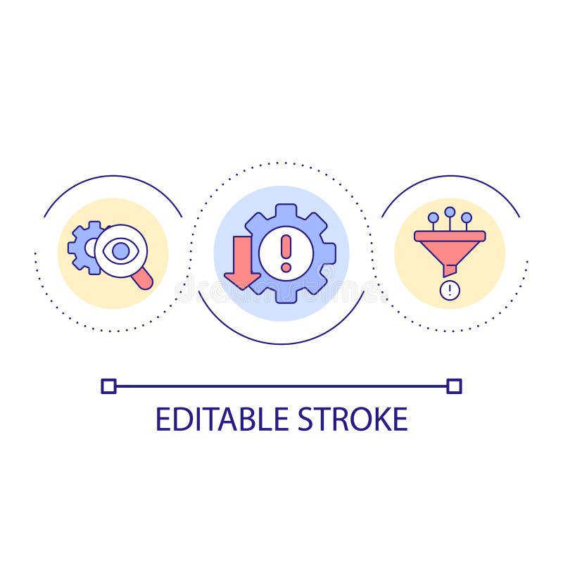 Risk Reduction Concept with Graph Stock Illustration - Illustration of ...
