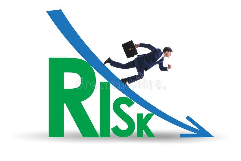 Risk Reduction Concept with Graph Stock Image - Image of concept ...