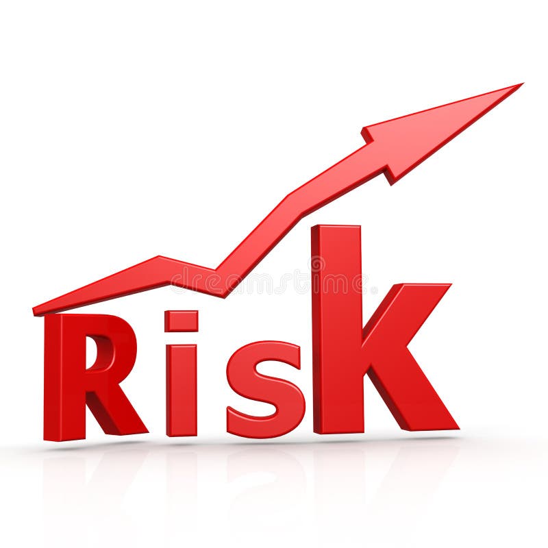 Risk Word With Arrow Stock Illustration - Image: 44878984