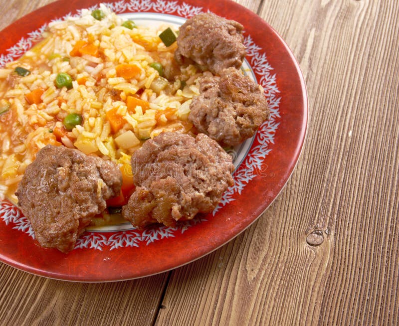 Riso di Jollof immagine stock Riso di Jollof immagine stock