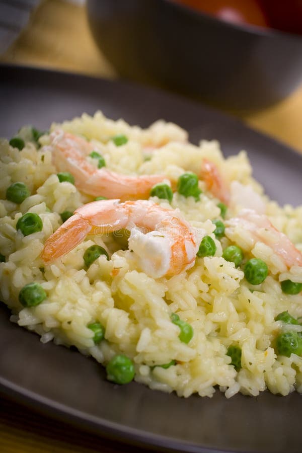 Risoto do marisco imagem de stock. Imagem de macro, delicioso 33173211