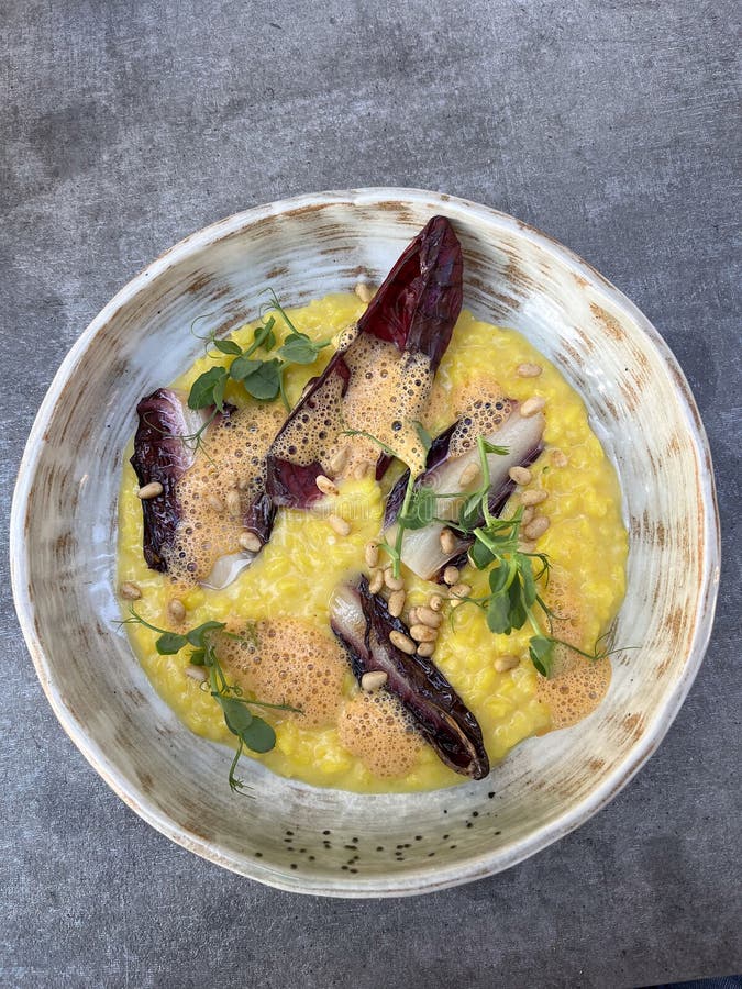 Risotto de abóbora cabotiã foto de stock royalty free