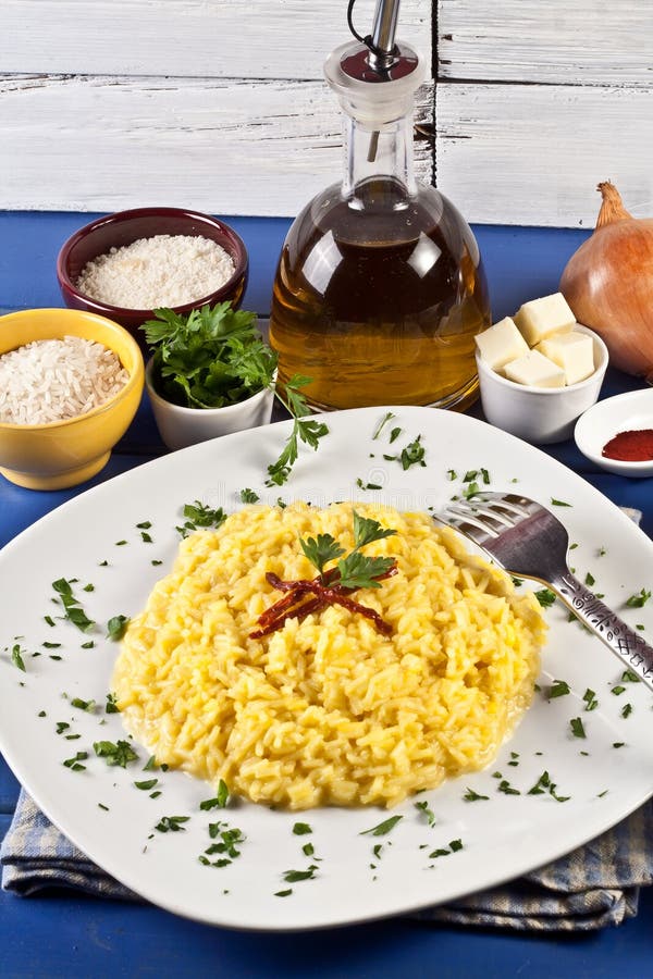 Risotto milanese stock image. Image of food, restaurant 21841225