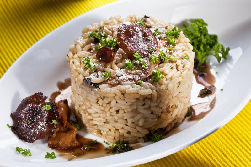 Risotto with mushroom