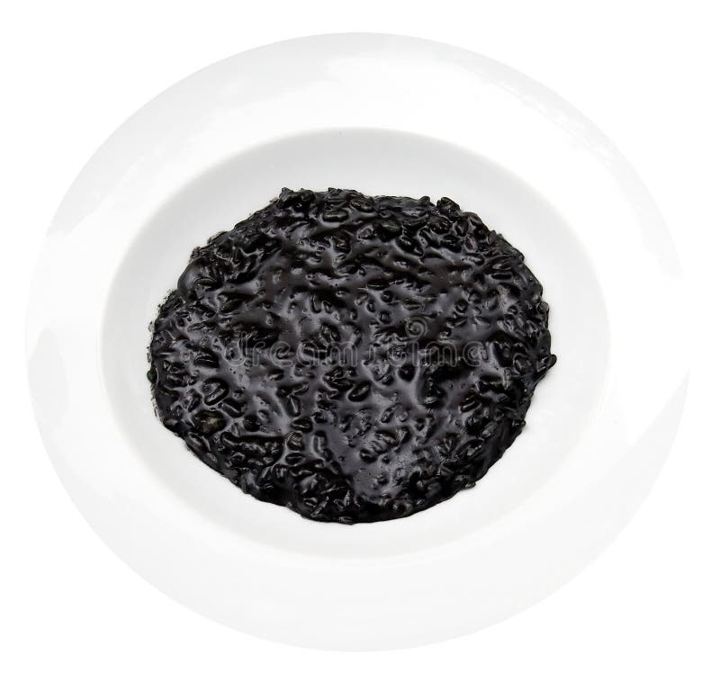 Risotto Nero stock image. Image of edible, nero, eating 13487711