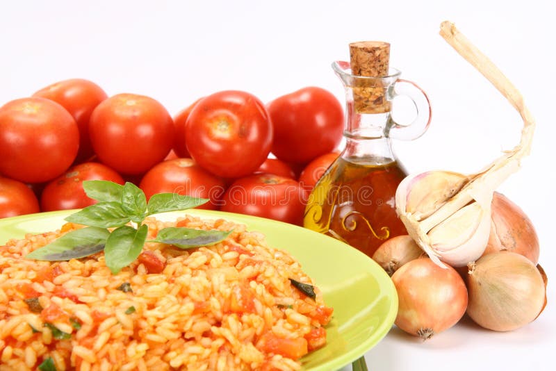 Risotto with tomatoes