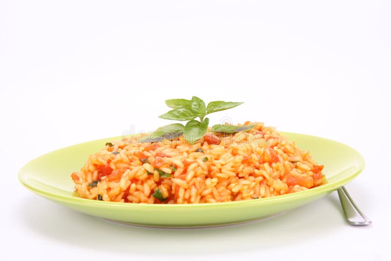 Risotto with tomatoes