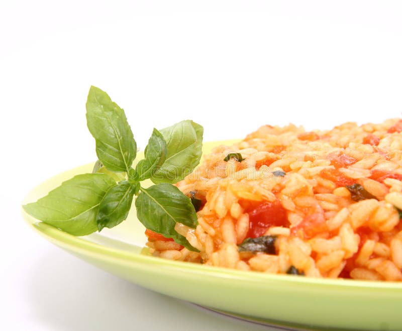 Risotto with tomatoes